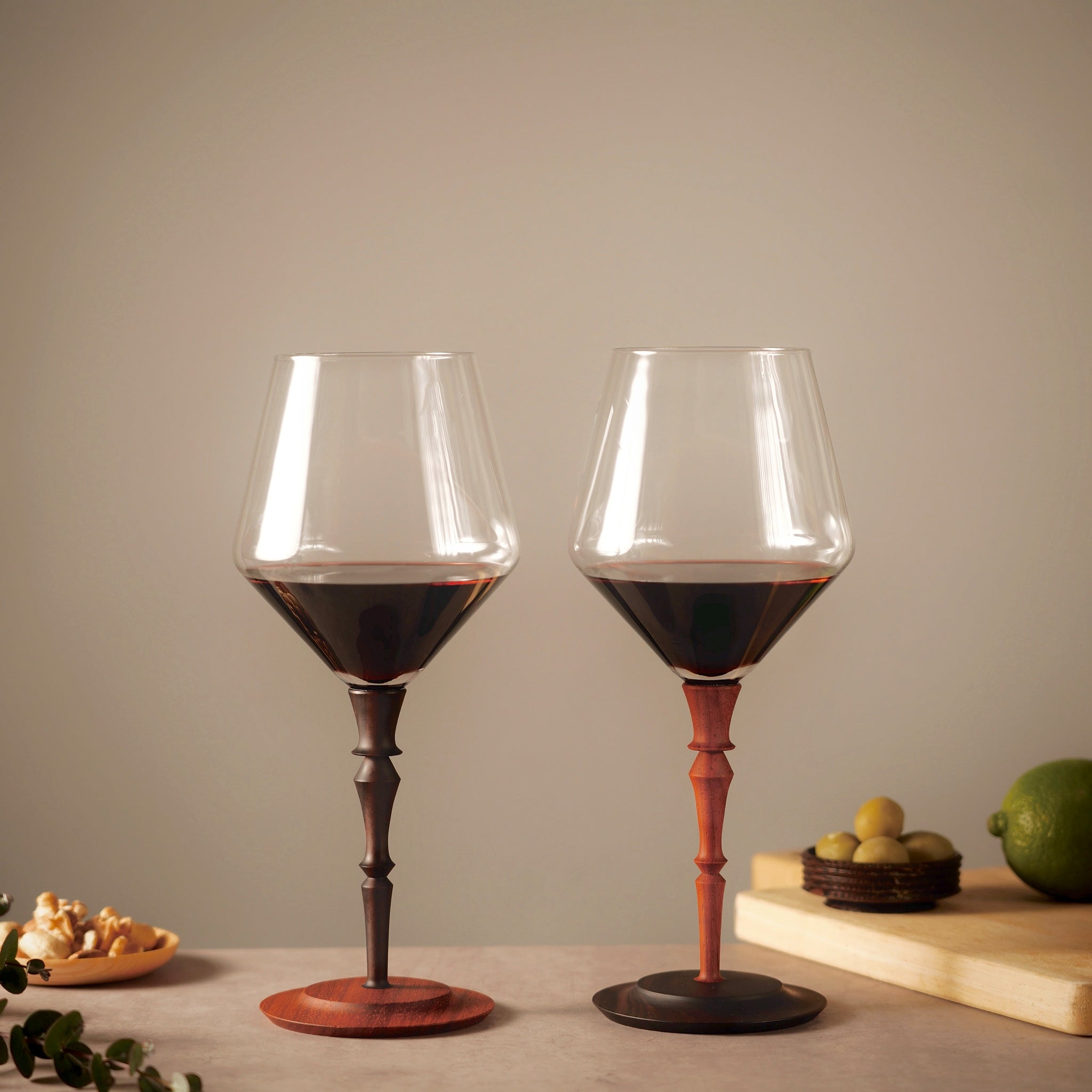 ZWIESEL x MOKU / 赤ワイン 465ml パドック × 縞黒檀 / ハンドメイド