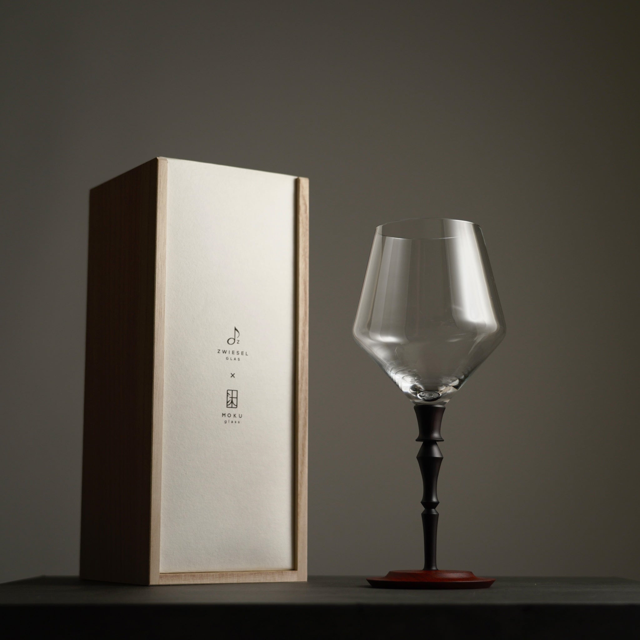 ZWIESEL x MOKU / 赤ワイン 465ml 縞黒檀 × パドック / ハンドメイド