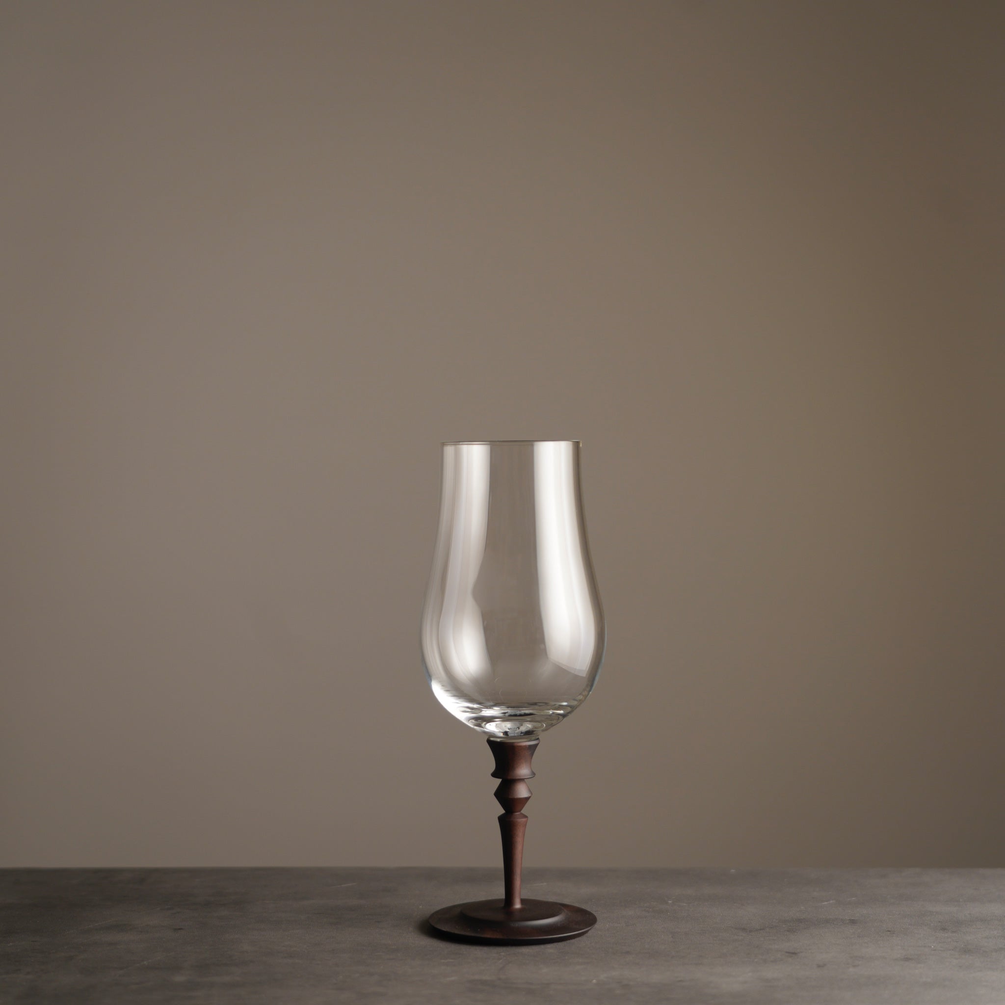 ZWIESEL x MOKU / ウイスキー ノージング グラス 218ml 縞黒檀 × 縞黒檀  / ハンドメイド