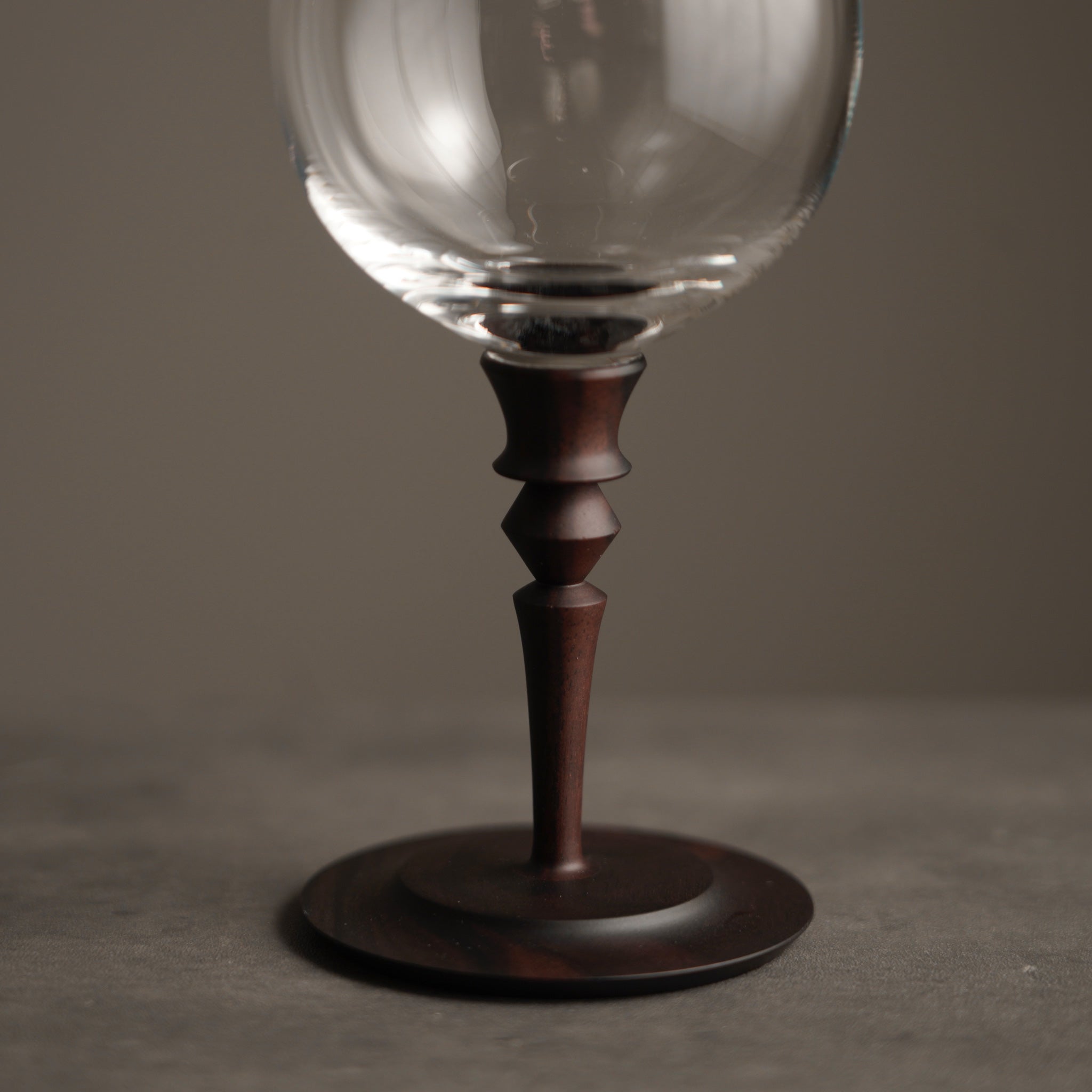 ZWIESEL x MOKU / ウイスキー ノージング グラス 218ml 縞黒檀 × 縞黒檀  / ハンドメイド