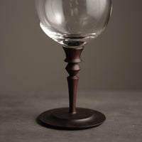 ZWIESEL x MOKU / ウイスキー ノージング グラス 218ml 縞黒檀 × 縞黒檀  / ハンドメイド