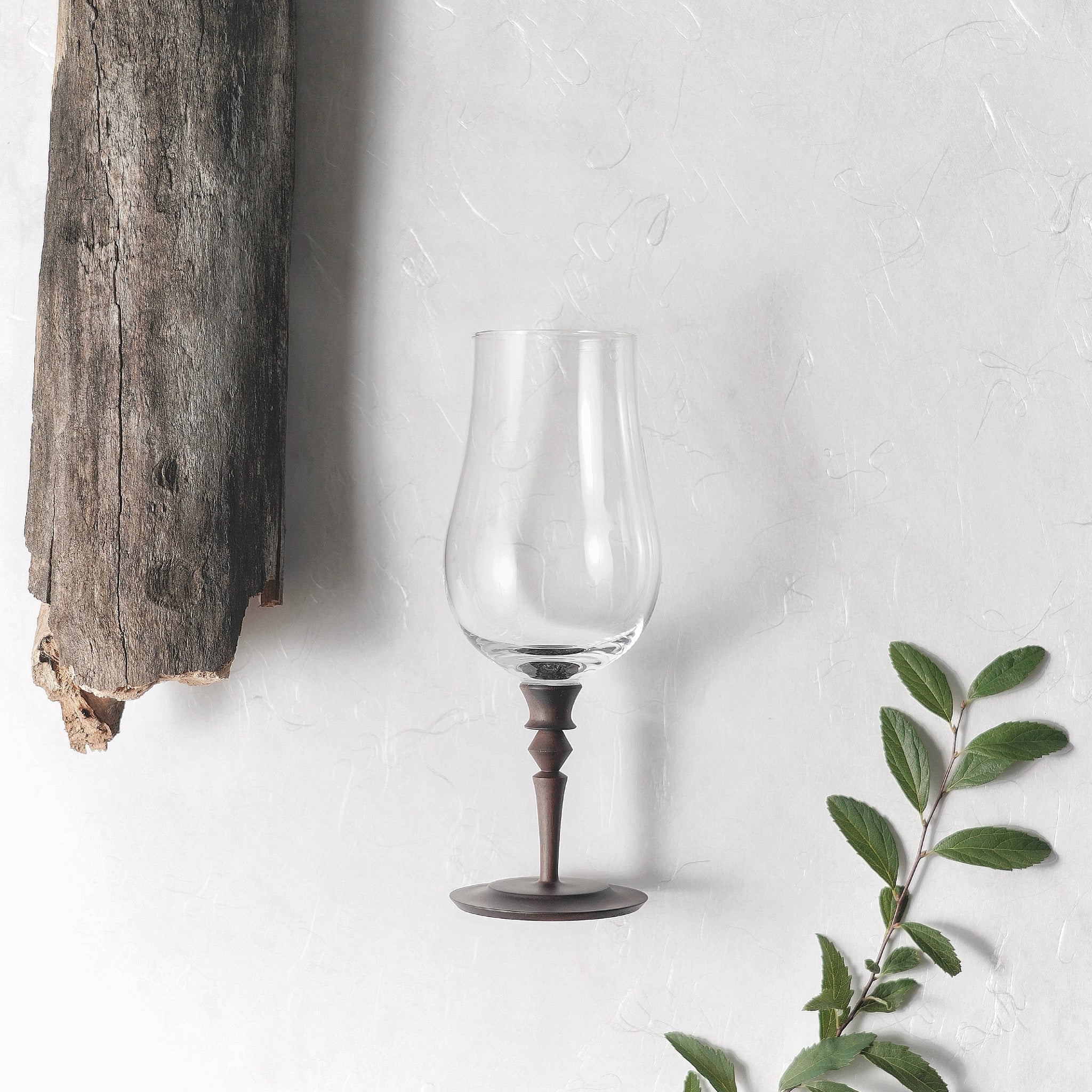 ZWIESEL x MOKU / ウイスキー ノージング グラス 218ml 縞黒檀 × 縞