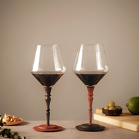 ZWIESEL x MOKU / 赤ワイン 465ml 縞黒檀 × パドック / ハンドメイド